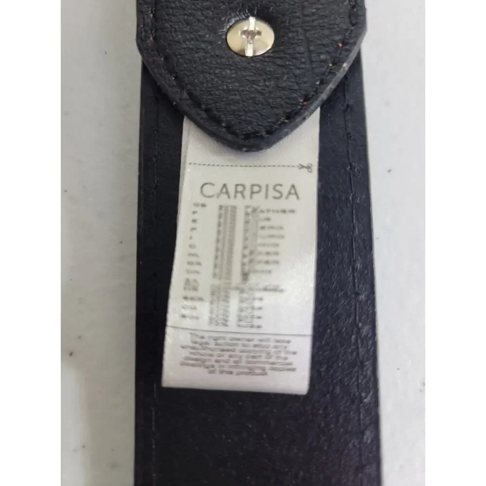 Casual‎ Belt Black Leather Classic Formal Work Career Women's Size Medium